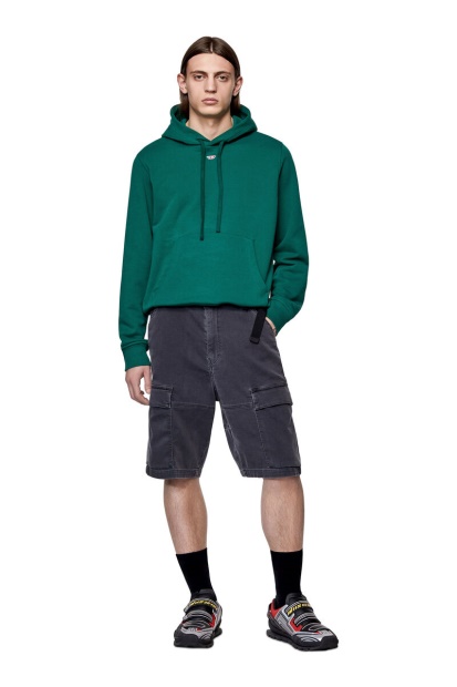 Diesel UK D-Krooley Joggjeans Cargo Shorts Black/Dark Grey