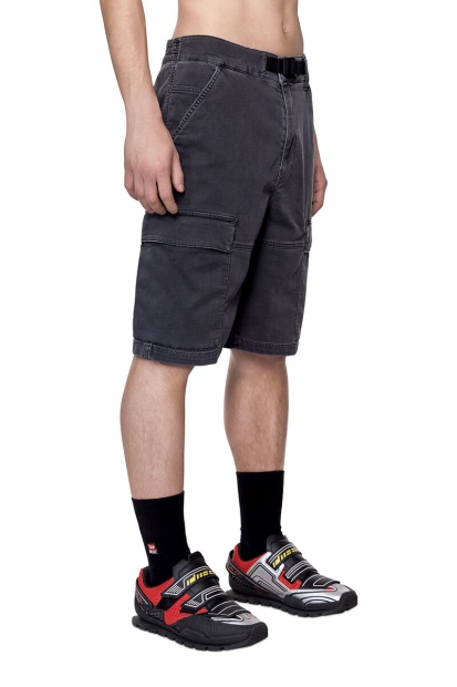 Diesel UK D-Krooley Joggjeans Cargo Shorts Black/Dark Grey