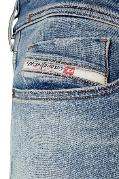 Light Blue Diesel UK 1979 Sleenker 09D95 Skinny Jeans