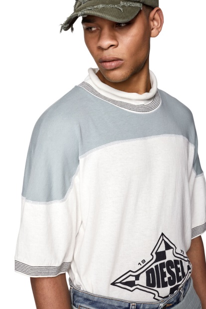 Diesel UK T-Ollar White