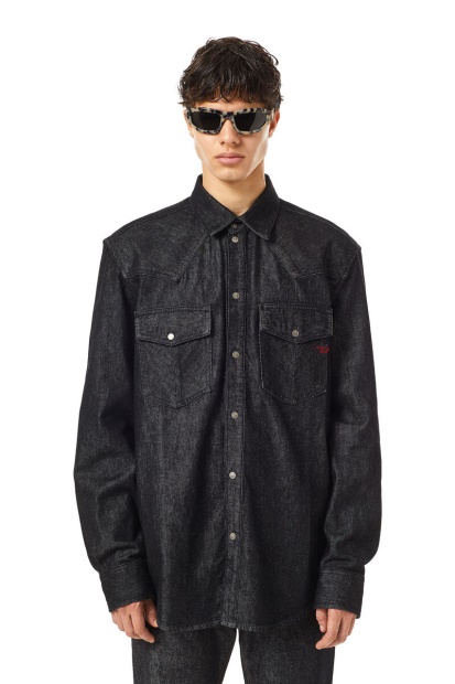 D-Ocean Western Shirt Diesel UK Black/Dark Grey