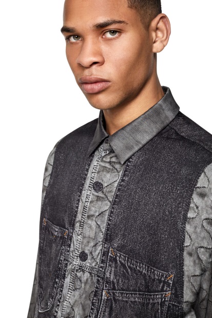 Grey S-Gilliam-Vest Diesel UK