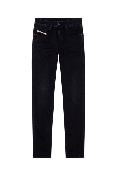 Diesel UK 2019 D-Strukt 09D48 Slim Jeans Black/Dark Grey