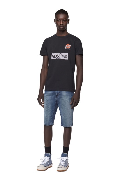 Medium Blue D-Krooshort Joggjeans Diesel UK