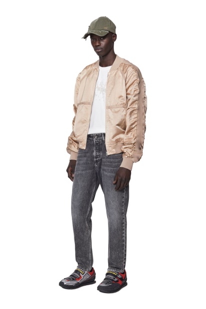 Diesel UK 2005 D-Fining 007C6 Tapered Jeans Black/Dark Grey