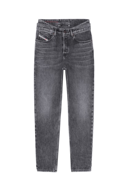 Diesel UK 2005 D-Fining 007C6 Tapered Jeans Black/Dark Grey