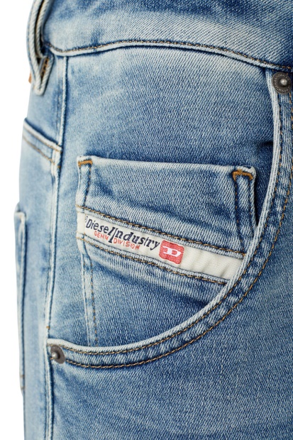 Diesel UK Krooley Joggjeans 068Ba Tapered In Medium Blue