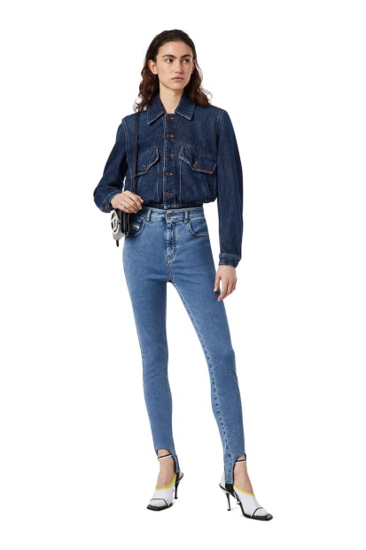 Light Blue Diesel UK Slandy Joggjeans 069Yn Super Skinny