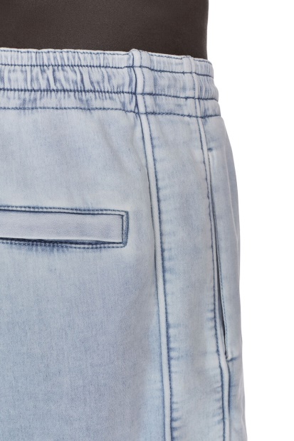 Diesel UK D-Boxy Track Denim Shorts Light Blue