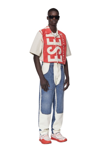 Blue/White P-5-D 0Ncal Straight Diesel UK