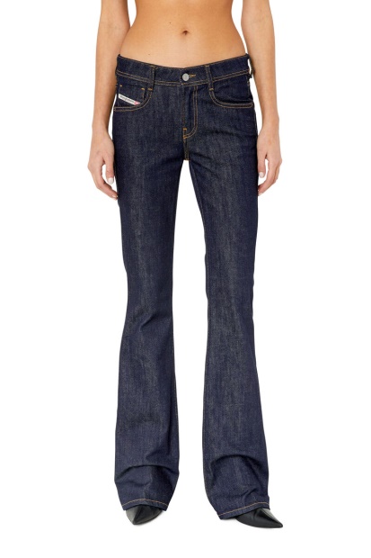 Diesel UK 1969 D-Ebbey Z9B89 Bootcut And Flare Jeans Dark Blue
