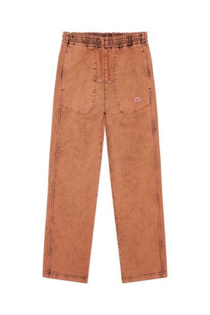 D-Martians Track Denim 09E32 Straight Diesel UK In Orange