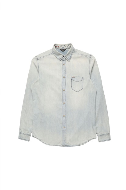 Diesel UK Sh Denim Shirt Light Blue