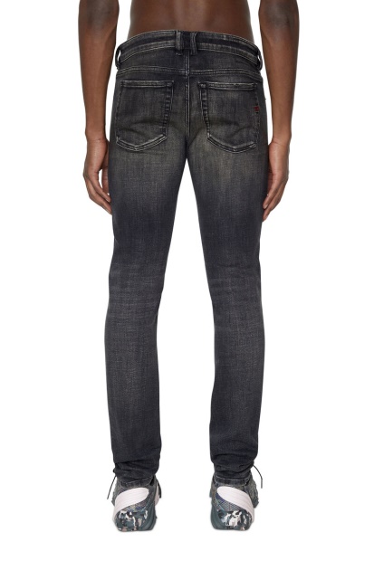 Diesel UK 1979 Sleenker 09D88 Skinny Jeans Black/Dark Grey