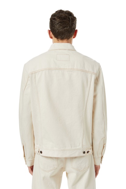 White D-Riley Trucker Jacket Diesel UK