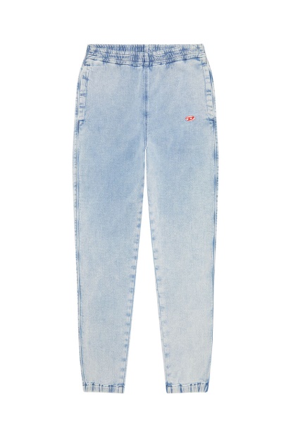 Light Blue Diesel UK Fashion D-Lab Track Denim 09D01 Tapered