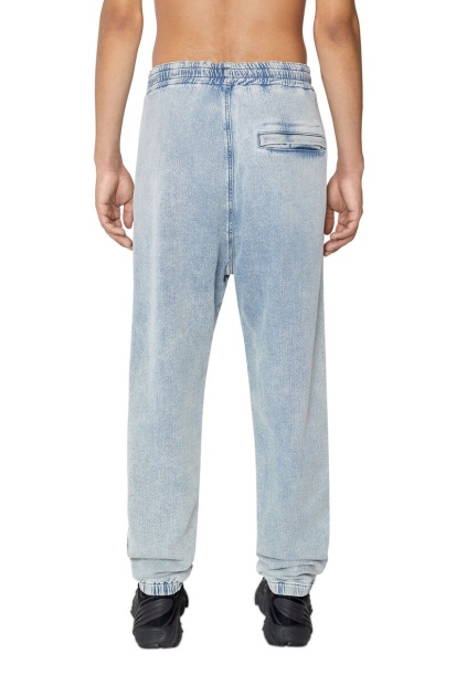 Diesel UK Light Blue D-Lab Track Denim 09D01 Tapered