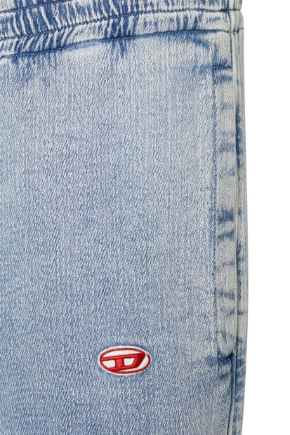 Diesel UK Light Blue D-Lab Track Denim 09D01 Tapered