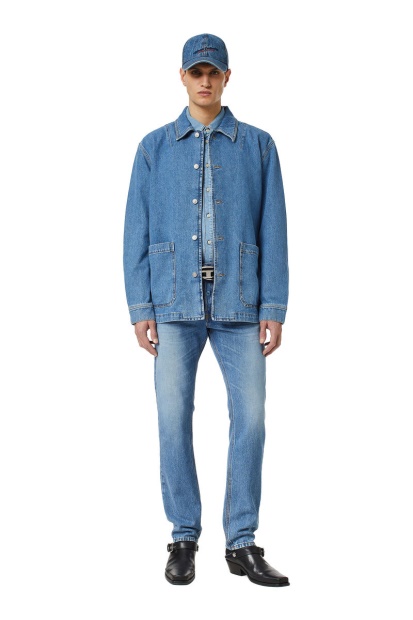 Medium Blue Diesel UK D-Rolk Workwear Jacket