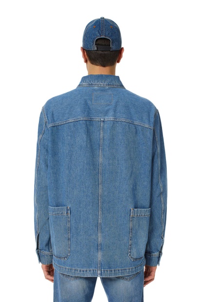 Medium Blue Diesel UK D-Rolk Workwear Jacket