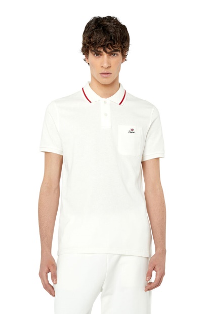 Diesel UK White T-Smith-Poc