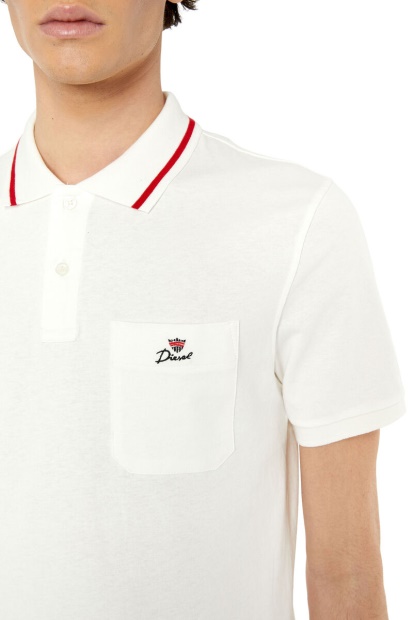 Diesel UK White T-Smith-Poc