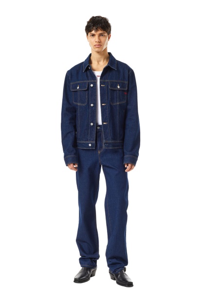D-Barcy Trucker Jacket Diesel UK Dark Blue