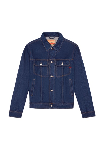 D-Barcy Trucker Jacket Diesel UK Dark Blue