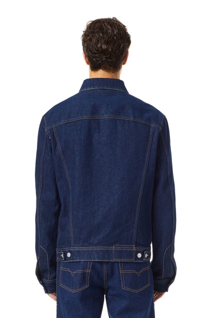D-Barcy Trucker Jacket Diesel UK Dark Blue