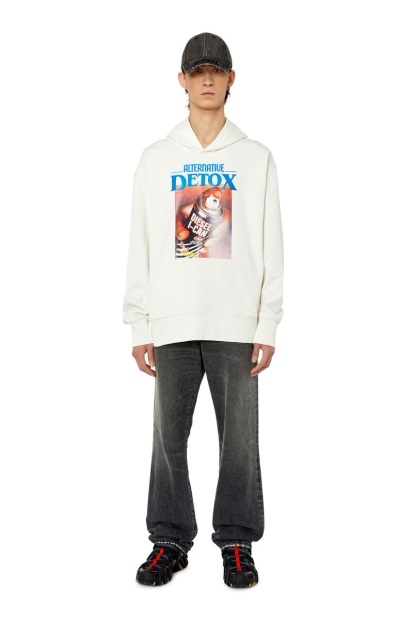 Diesel UK S-Macsout-Hood White