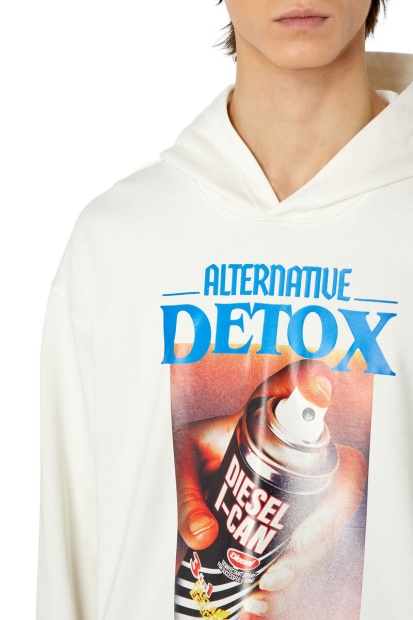 Diesel UK S-Macsout-Hood White