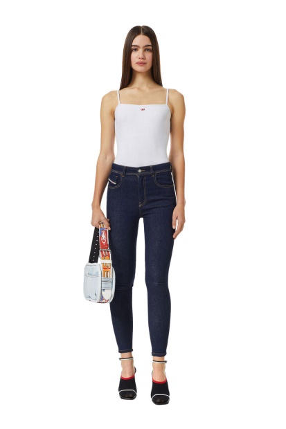 1984 Slandy-High Z9C18 Super Skinny Jeans Diesel UK Dark Blue