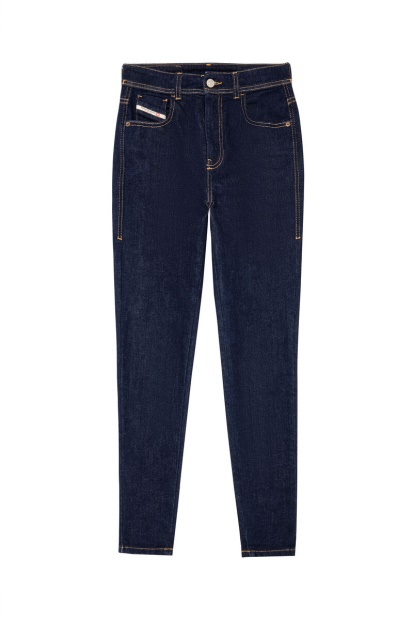 Diesel UK 1984 Slandy-High Z9C18 Super Skinny Jeans Dark Blue