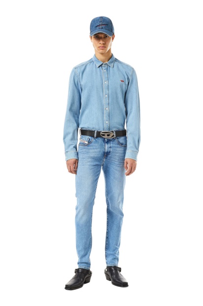2019 D-Strukt 09B92 Slim Jeans Diesel UK Light Blue