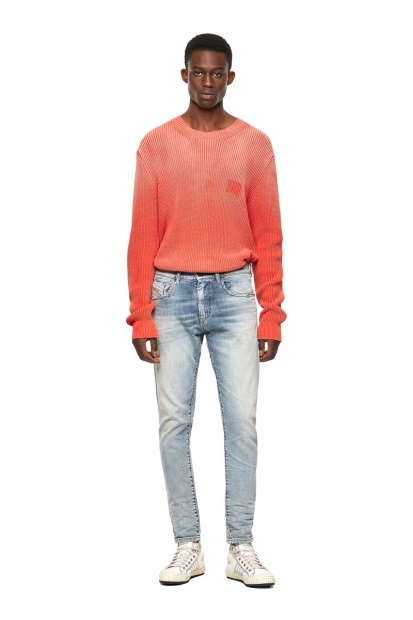 Light Blue 2019 D-Strukt 09A04 Slim Jeans Diesel UK