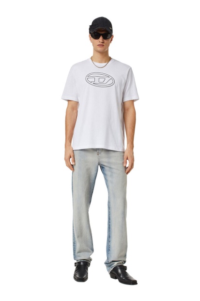 Diesel UK Fashion T-Just-Bigoval White