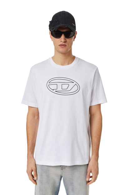 Diesel UK T-Just-Bigoval White