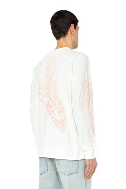 Diesel UK T-Just-Ls-G1 White