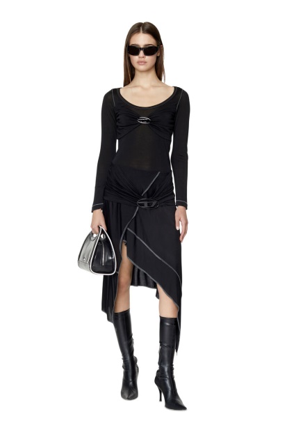 Diesel UK O-Flounce Black