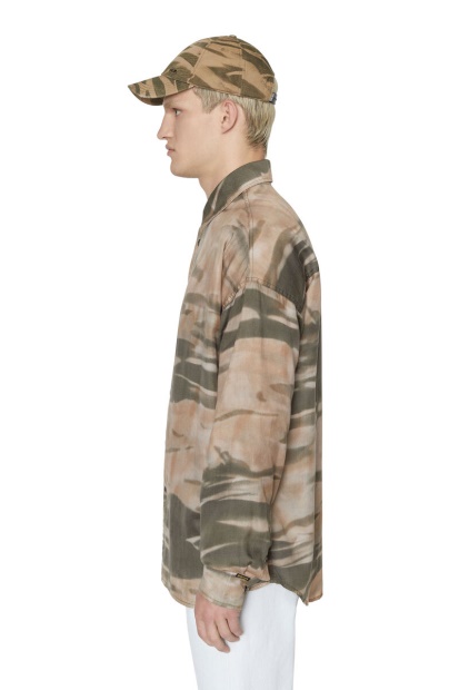 Diesel UK S-Fluid-Cmf In Green/Beige