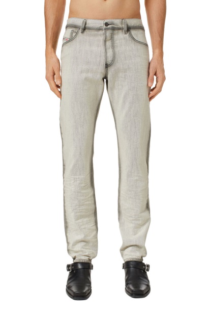 1995 09C86 Straight Jeans Diesel UK Light Grey