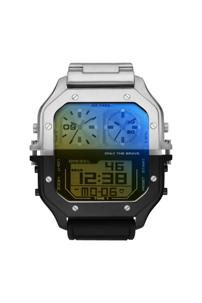 Dz7458 Diesel UK Silver/Black