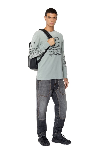 Black D.90 Backpack Diesel UK