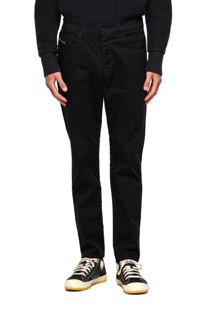 Black/Dark Grey Diesel UK 2005 D-Fining 0688H Tapered Jeans