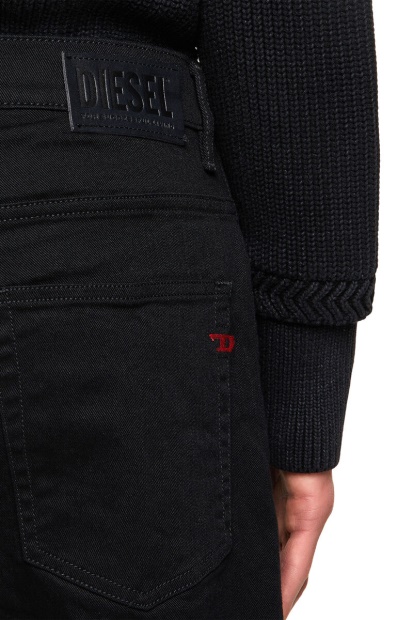 Black/Dark Grey Diesel UK 2005 D-Fining 0688H Tapered Jeans