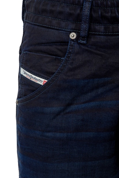 Diesel UK D-Krooshort-Z Joggjeans In Dark Blue