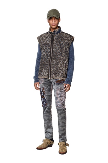 Grey/Brown P-Jose-Cmf Diesel UK