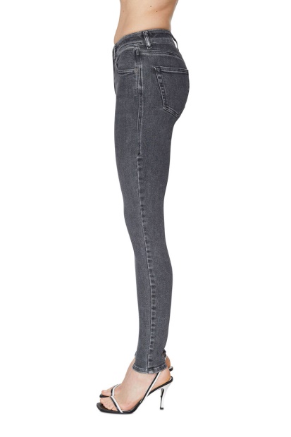 Black/Dark Grey 2017 Slandy 09D61 Super Skinny Jeans Diesel UK