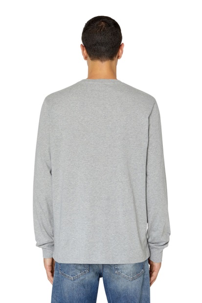 Diesel UK T-Just-Ls-Div In Grey