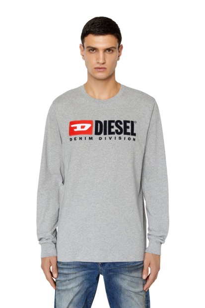 Diesel UK T-Just-Ls-Div Grey
